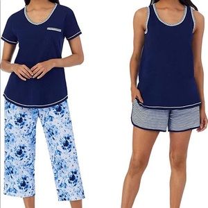 Carole Hochman Women's 4 Piece Pajama Set - Large